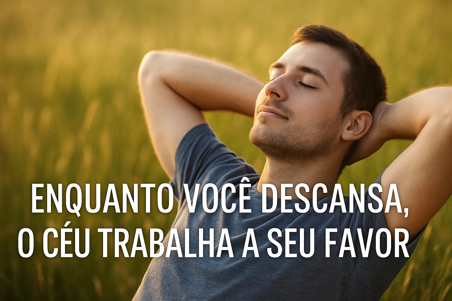 Enquanto você descansa, o céu trabalha a seu favor